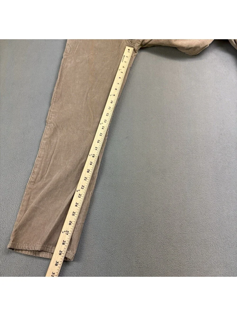 J Crew The Bleecker Corduroy Pants Size 29 (30x29 in.) Khaki Tan